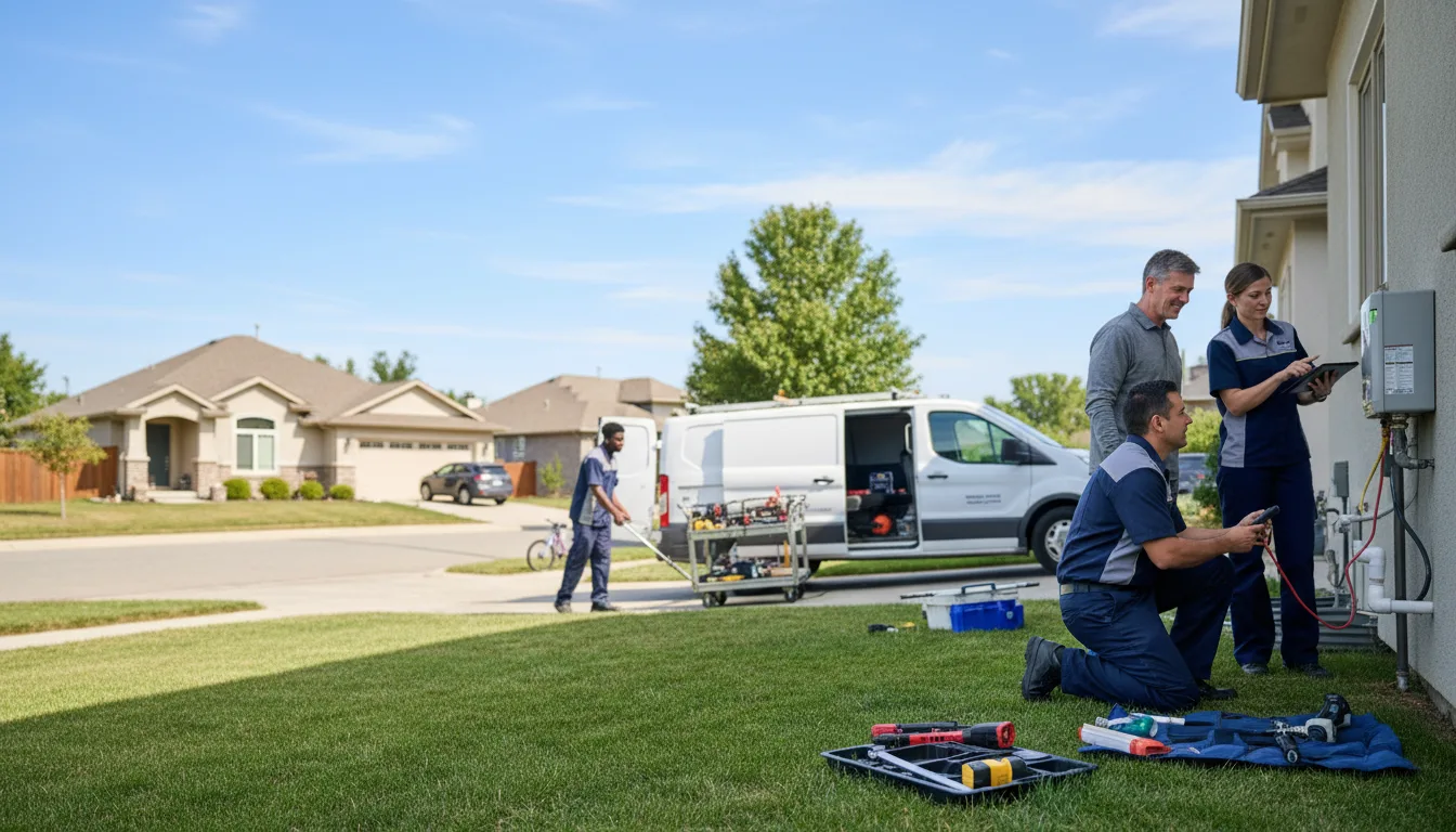 Tankless water heater service in Effingham, IL